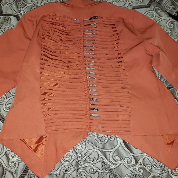 3/4 sleeve blazer - Picture 3 of 4